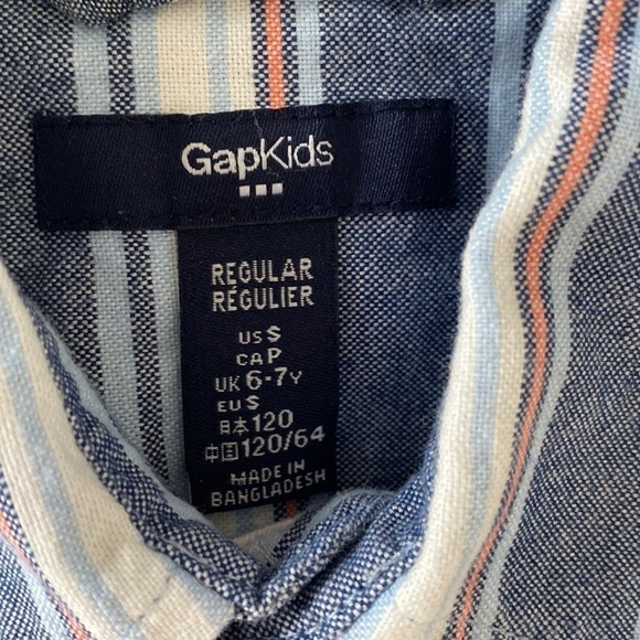 Lot / bundle of two kids button down shirts - Picture 3 of 8